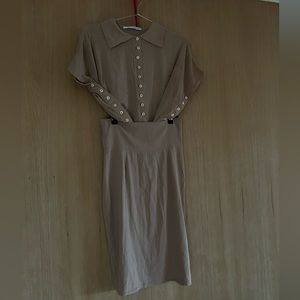 Dolce & Gabbana Vintage 2000s silk skirt set